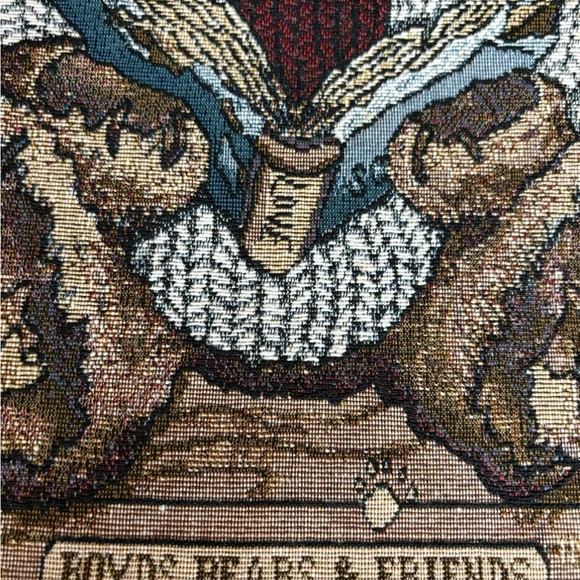 Boyds Bears Tapestry with Red and Brown Accents - Picture 4 of 5
